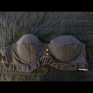Polka dot bikini top